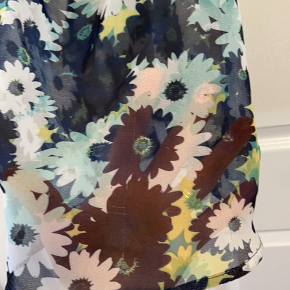 Aeropostale Bethany Mota Floral Sheer tank top M - Picture 7 of 9